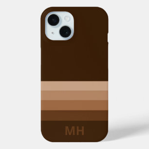 Coque Case-Mate iPhone Classic Stripes Monogram iPhone 15 Coque