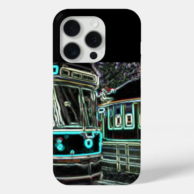Coque Case-Mate iPhone CLRV Neon à stn iPhone 15 Pro Coque (Verso)