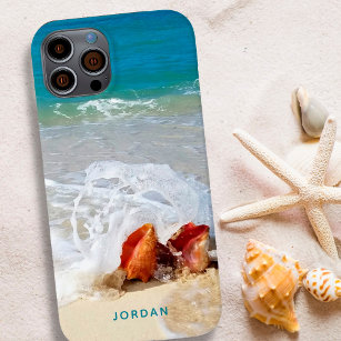 Coque Case-Mate iPhone Coastal Beach Shells Seashore Nom photo