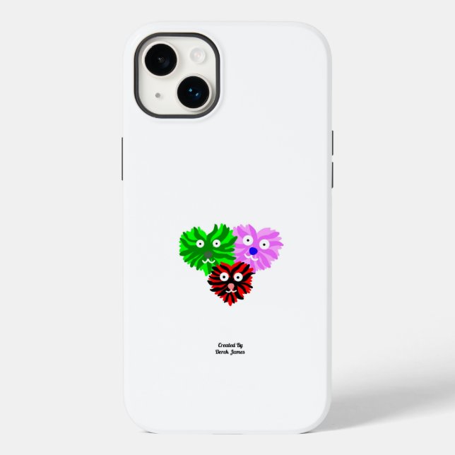 Coque Case-Mate iPhone Coeur Fuzzies Apple iPhone 14 Plus Coque (Verso)