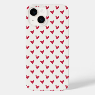 Coque Case-Mate iPhone Coeurs rouges, Saint Valentin iPhone / coque ipad