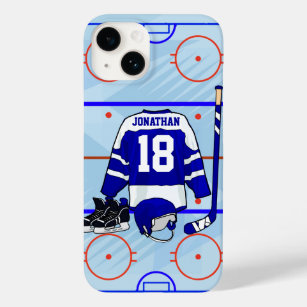 Autocollant de téléphone cellulaire personnalisé de gardien de but de  hockey pour votre étui de téléphone