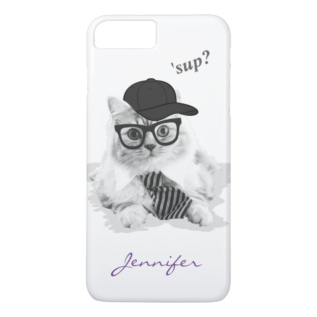 Coque Case-Mate iPhone Cool Cat Coque-Mate iPhone 7 Coque (Dos)