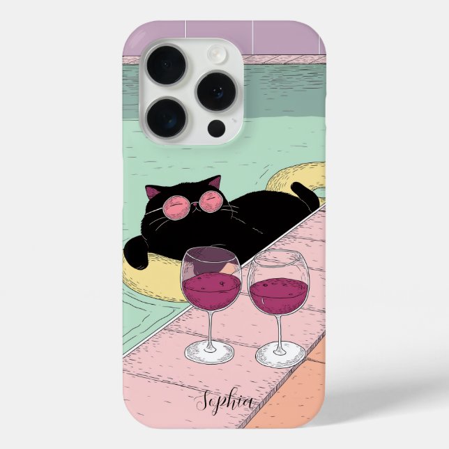 Coque Case-Mate iPhone Cool Chat par la piscine iPhone / coque ipad (Verso)
