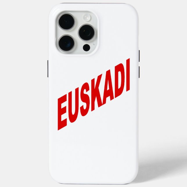 Coque Case-Mate iPhone Coque Apple iPhone 15   EUSKADI (Verso)