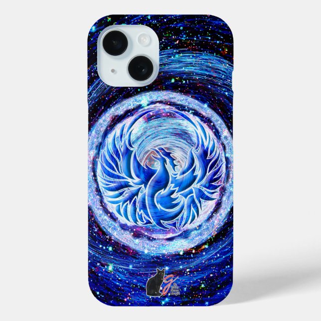 Coque Case-Mate iPhone Coque bleu Phoenix-Mate coque iphone (Verso)