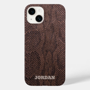 Coque Case-Mate iPhone Coque Brown Snakeskin-Mate coque iphone