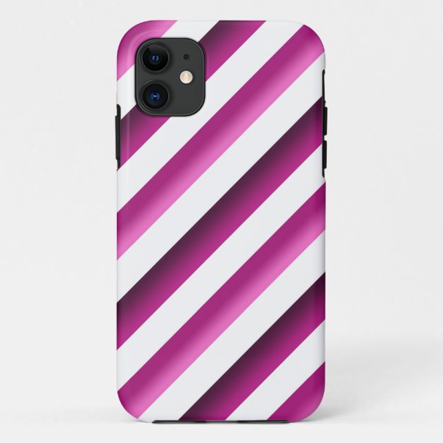 Coque Case-Mate iPhone Coque Candy Stripes Purple&Pink iPhone 5/5S (Dos)