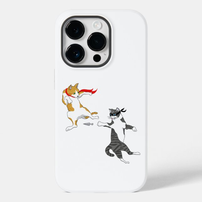 Coque Case-Mate iPhone Coque de combat de chat-Mate coque iphone (Verso)