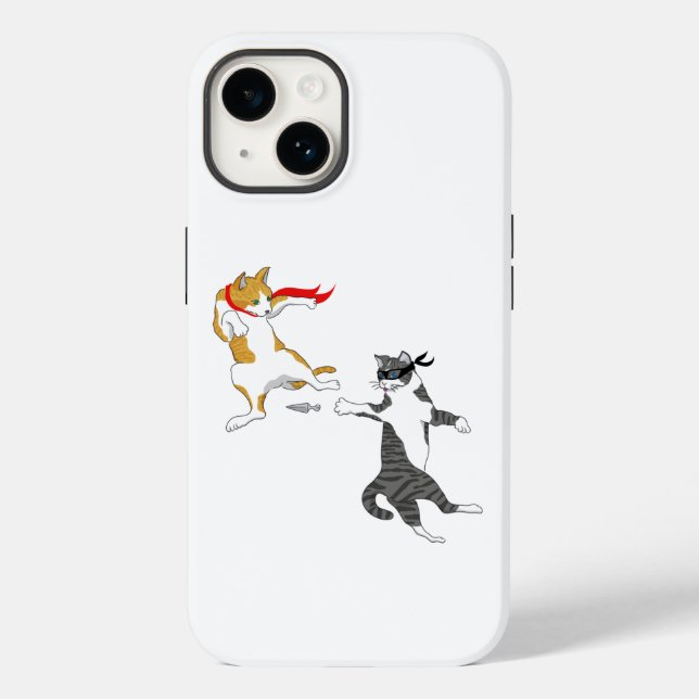 Coque Case-Mate iPhone Coque de combat de chat-Mate coque iphone (Verso)