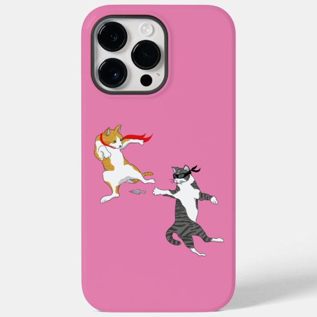 Coque Case-Mate iPhone Coque de combat de chat-Mate coque iphone (Verso)