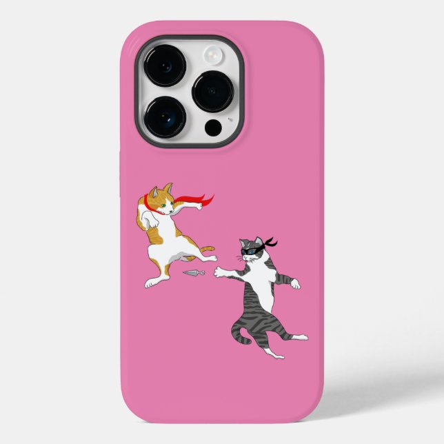 Coque Case-Mate iPhone Coque de combat de chat-Mate coque iphone (Verso)