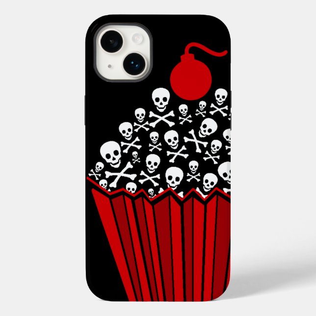 Coque Case-Mate iPhone Coque de Cupcake du crâne - coque iphone de Mate (Verso)