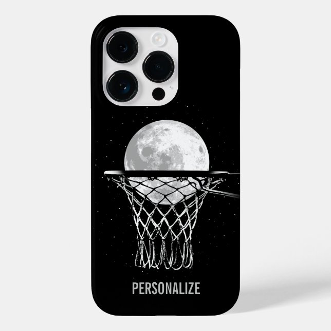 Coque Case-Mate iPhone Coque de la lune de basket-ball-coque iphone (Verso)