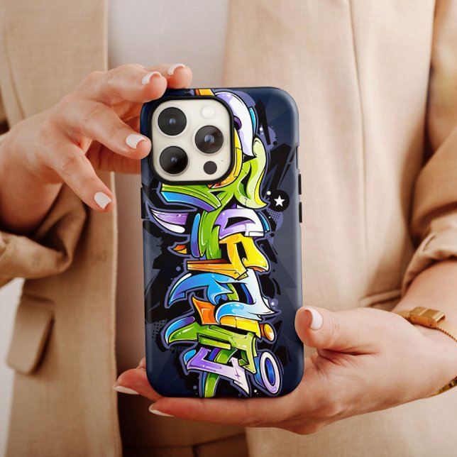 Coque Case-Mate iPhone Coque de style de balise Graffiti | iPhone 14 Coqu (Créateur téléchargé)