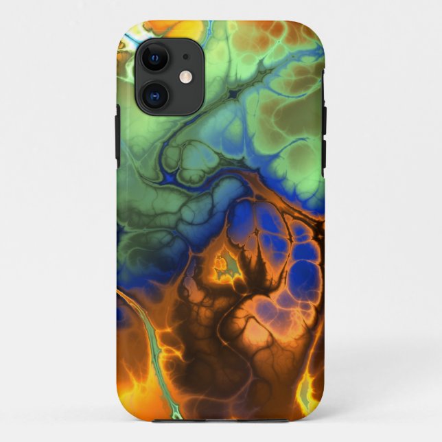 Coque Case-Mate iPhone Coque Flaming Fractal iPhone 5/5S (Dos)
