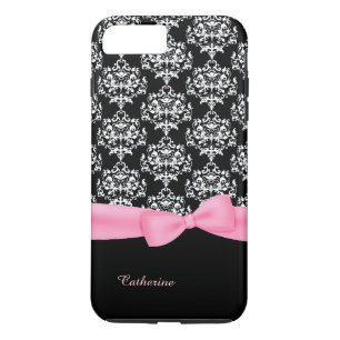Coque Case-Mate iPhone coque Girly Black & White Damask iPhone 7 Plus