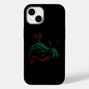 Coque Case-Mate iPhone Coque iPhone 14 Mate Black 4 Luxe, Limace de Mer N