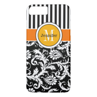 Coque Case-Mate iPhone Coque iPhone 7 | Damas, bandes | Or orange