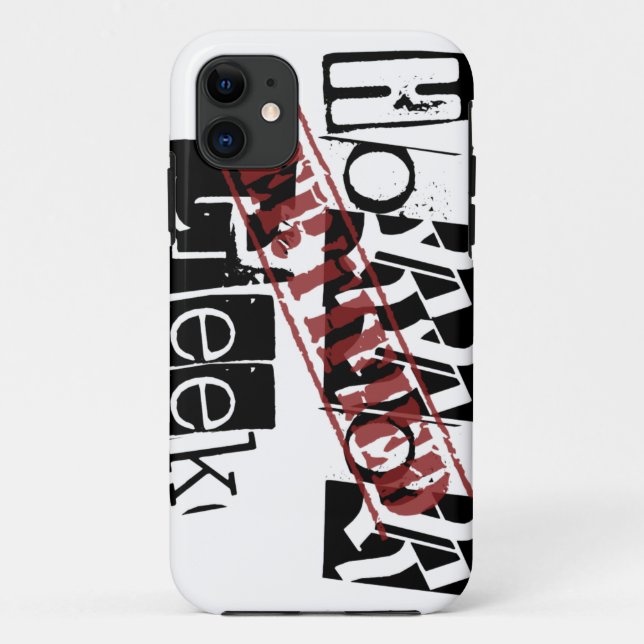 Coque Case-Mate iPhone Coque iphone certifié de geek d'horreur (Dos)