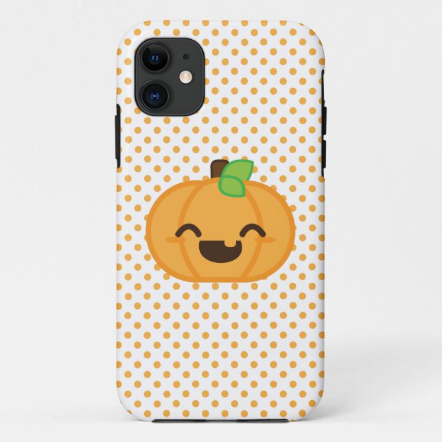 Coque Case-Mate iPhone Coque iphone Citrouille Kawaii Jack O Lanern (Dos)