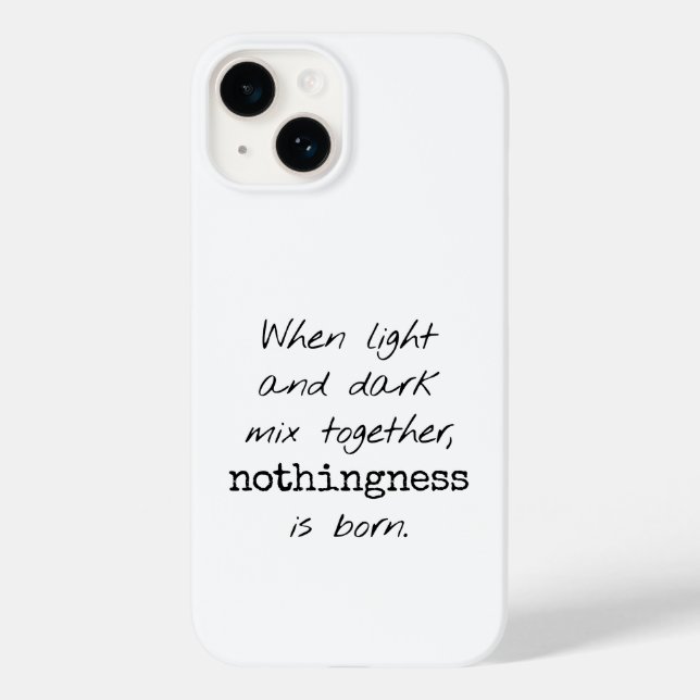 Coque Case-Mate iPhone Coque iphone clair et foncé (Verso)