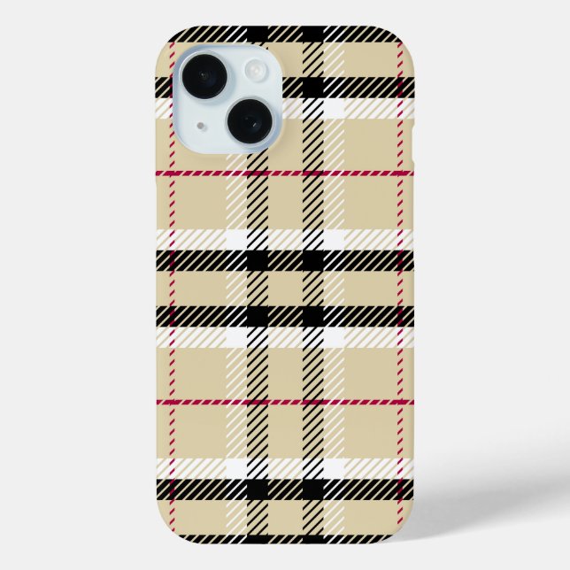 Coque Case-Mate iPhone coque iphone "Classic Plaid Motif" (Verso)