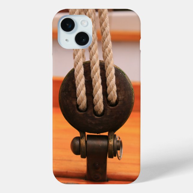 Coque Case-Mate iPhone Coque iphone classique en bois de voilier (Verso)