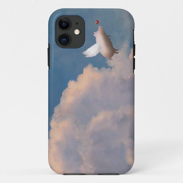 Coque Case-Mate iPhone coque iphone cochon volant (Dos)