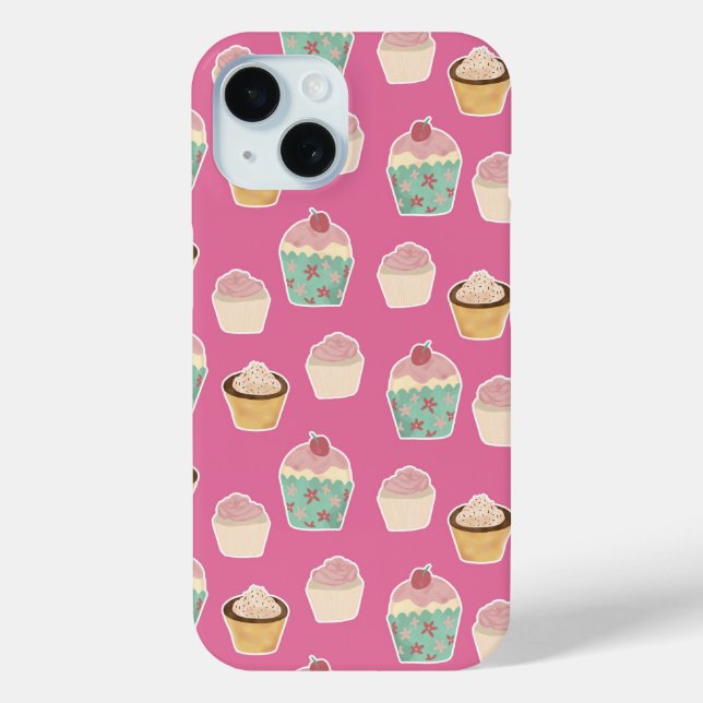 Coque Case-Mate iPhone Coque iphone Cute Cupcake (Verso)
