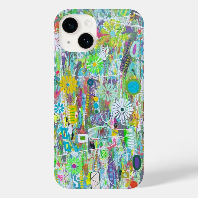 Coque Case-Mate iPhone Coque iphone d'alimentation des fleurs (Verso)