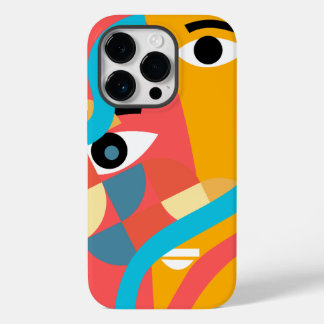 Coque Case-Mate iPhone coque iphone d'art Abstrait Visud Color Face