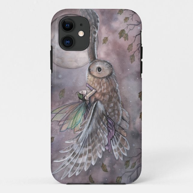 Coque Case-Mate iPhone Coque iphone d'art Imaginaire Fairy and Owl (Dos)