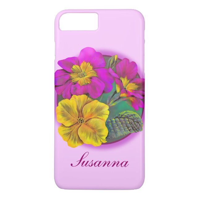 Coque Case-Mate iPhone Coque iphone d'art primula botanique (Dos)