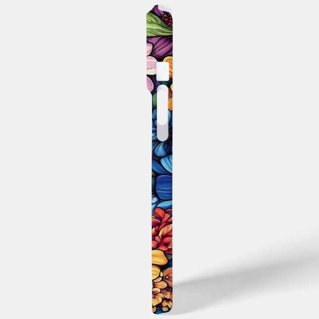 Coque Case-Mate iPhone Coque iphone de bouquet floral vibrant (Verso / Gauche)
