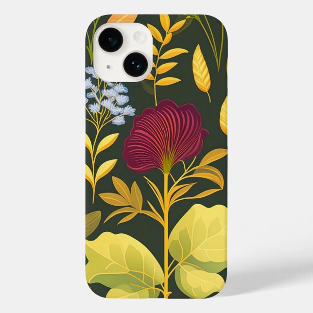 Coque Case-Mate iPhone Coque iphone de design Herbes (Verso)