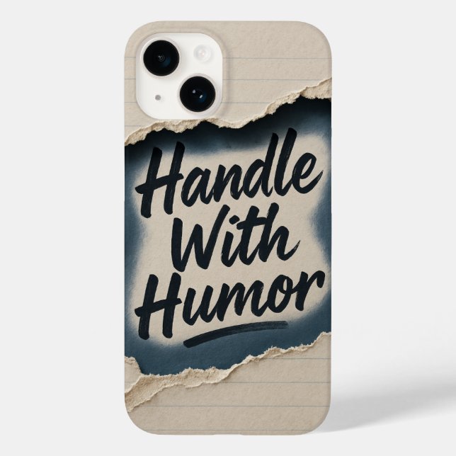 Coque Case-Mate iPhone Coque iphone de devis d'Humour papier extrait (Verso)