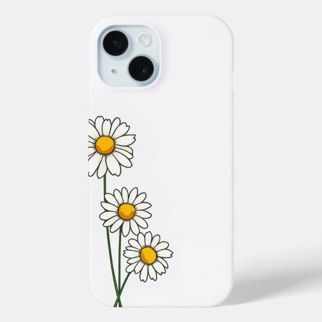 Coque Case-Mate iPhone Coque iphone de fleur marguerite (Verso)