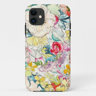 Coque Case-Mate iPhone Coque iphone de fleurs d'aquarelle Neon