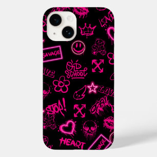 Coque Case-Mate iPhone Coque iphone de graffiti rose Neon