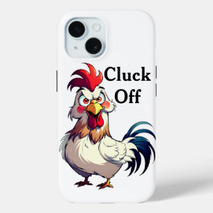 Coque Case-Mate iPhone Coque iphone de jeu de coq personnalisé, Cluck Off