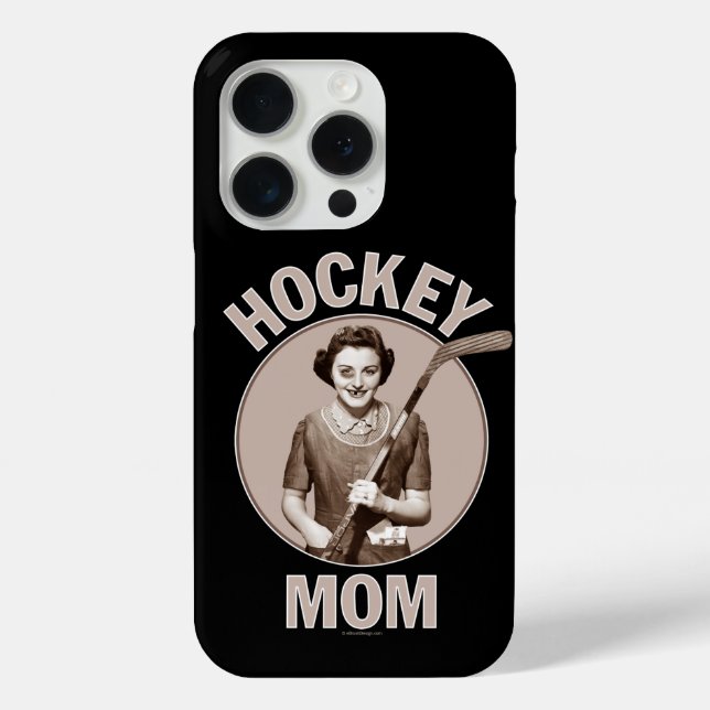 Coque Case-Mate iPhone Coque iphone de la mère de hockey (Verso)