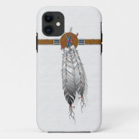 coque iphone de natif américain de plume