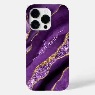 Coque Case-Mate iPhone Coque iphone de Parties scintillant Purple Gold