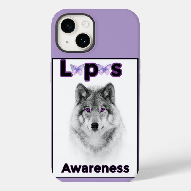 Coque Case-Mate iPhone Coque iphone de sensibilisation Lupus (Verso)