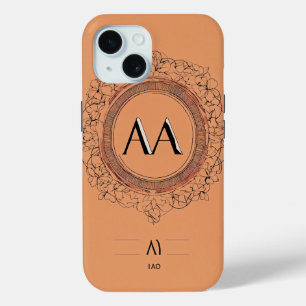 Coque Case-Mate iPhone Coque iphone de symboles Initiales minimalistes - 