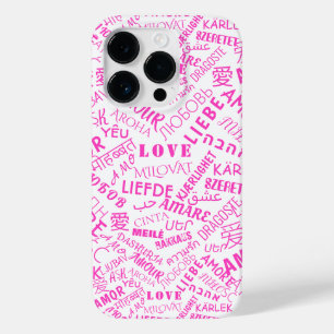Coque Case-Mate iPhone Coque iphone de texte d'amour multilingue - Choisi