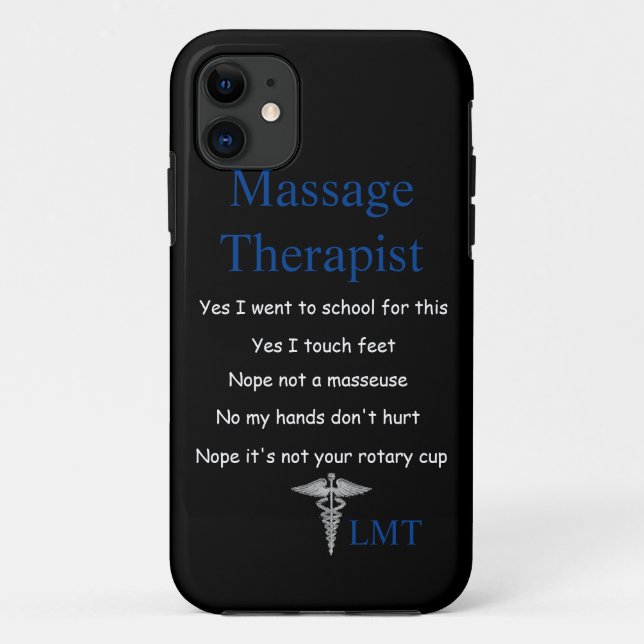 Coque Case-Mate iPhone Coque iphone de thérapie de massage (Dos)