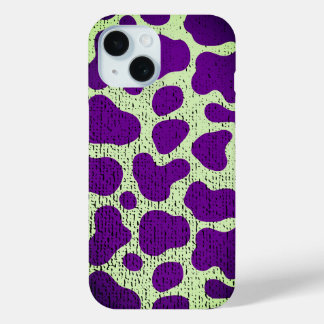 Coque Case-Mate iPhone Coque iphone de zones violettes rétro texturées