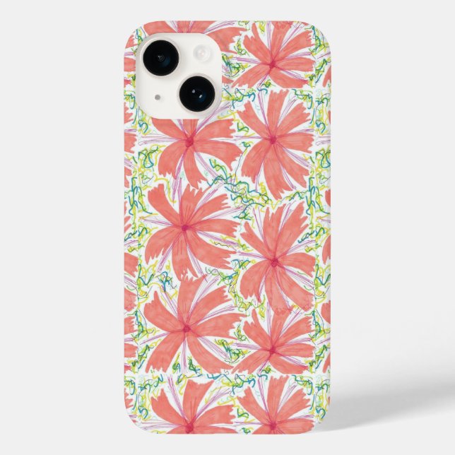 Coque Case-Mate iPhone Coque iphone d'éclatement tropical (Verso)